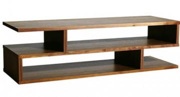 unique zigzag wood coffee table designs