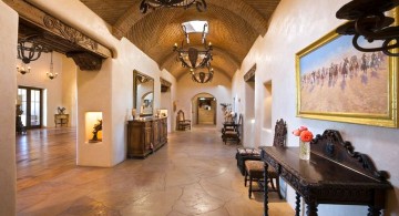 vaulted ceilings for the hallway