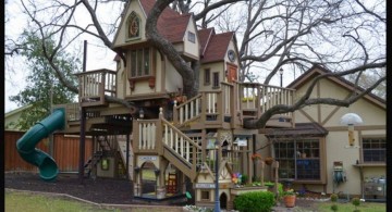 very amazing big treehouse luxury outdoor playhouse