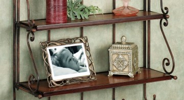 vintage floating shelf decorating ideas