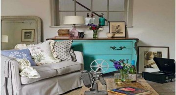 vintage living room ideas for small space