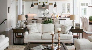 vintage living room ideas in white for small space