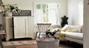vintage living room ideas with rustic coffee table
