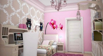 vintage looking awesome rooms for girls with small space