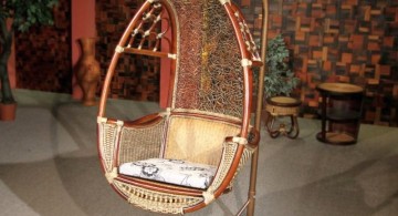 vintage looking bedroom swing chair