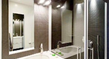 vintage looking black bathrooms ideas