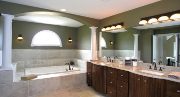 master bathroom lighting ideas with hanging bulbs