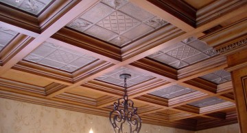 wood borders drop ceiling decorating ideas