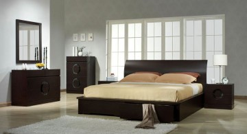 zen bedroom ideas in black and brown