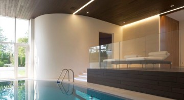 Agalarov Estate indoor pool and patio