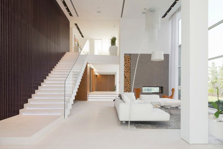 Agalarov Estate main living room and stairs