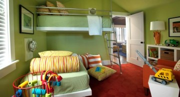 Boys room color in green