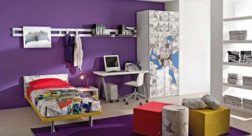 Boys room color in purple