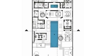 Chenglu Villa house nine first floor plan