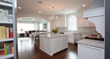 Colonial Kitchen Remodel side view from hallway