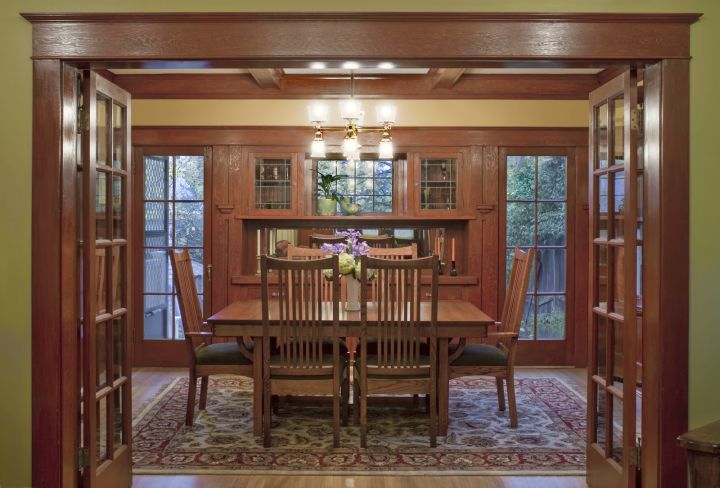 Craftsman House Remodel dining area