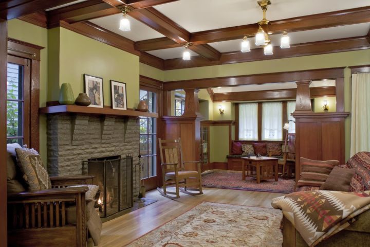 Craftsman House Remodel living room