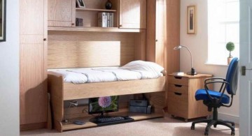 Desk bed combo for home office