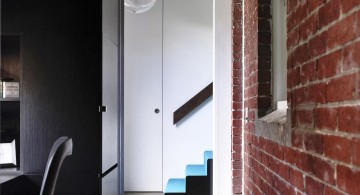 Elwood House staircase from old house