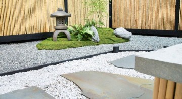 Japanese landscape design for a corner