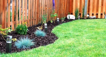 Japanese landscape design with black soil