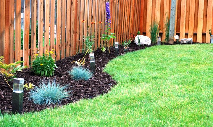 Japanese landscape design with black soil