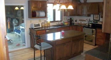 Kitchen island pendant lighting ideas yellow glow