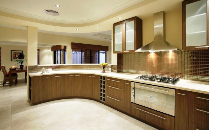 L shaped modular kitchen