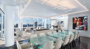 Manhattan Penthouse dining room