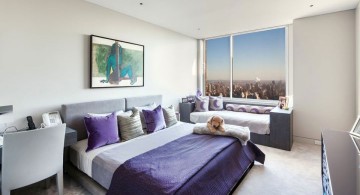 Manhattan Penthouse guest bedroom