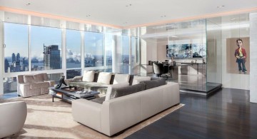 Manhattan Penthouse living area