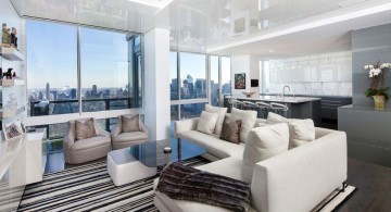 Manhattan Penthouse living room
