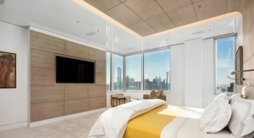 Manhattan Penthouse master bedroom