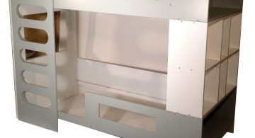 Modern Bunkbed in grey and white
