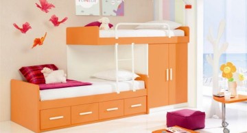 Modern Bunkbed in tan