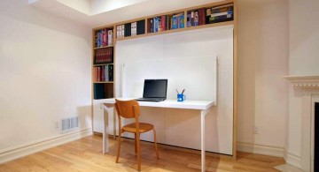 Murphy bed as desk bed for adults
