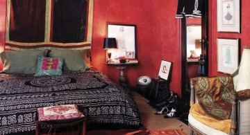 Ottoman red bedroom walls