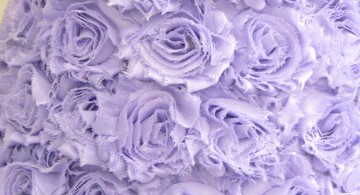 Rosette lamp shade pale purple