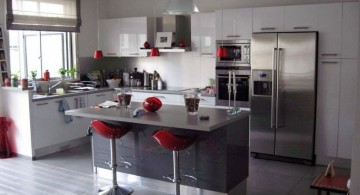 Sleek White and Grey Kitchen Ideas