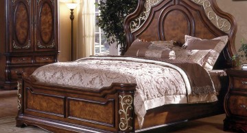 Tuscan style elegant beds
