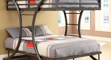 X cresent frame bunk bed for adults