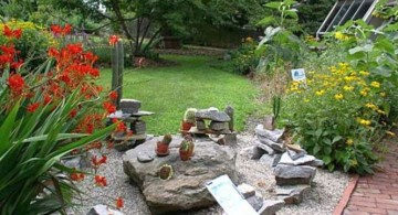 Zen inspired small rock garden designs