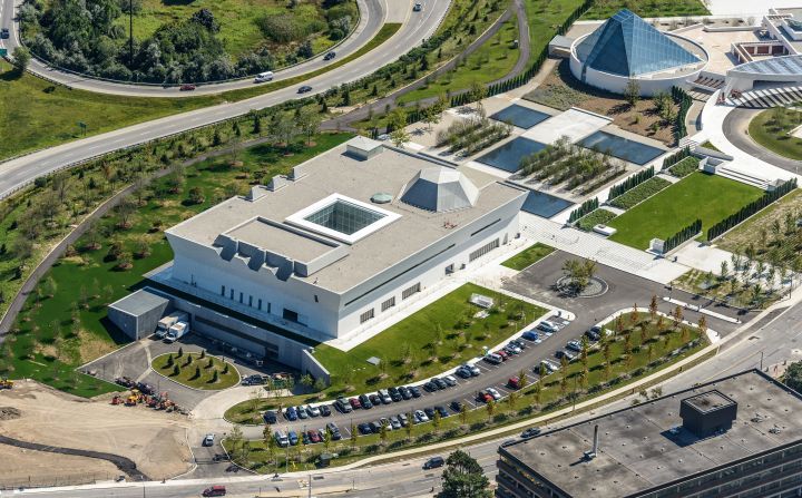 aga khan museum complex view