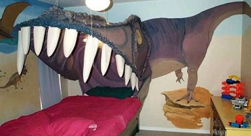 awesome 3D dinosaur wallpaper mural