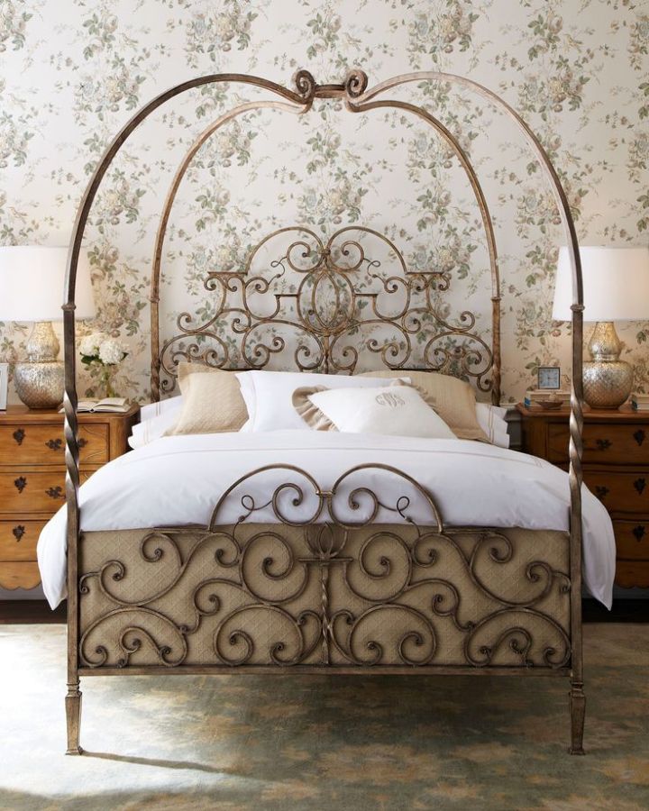 beautiful canopied tuscan bedroom furniture