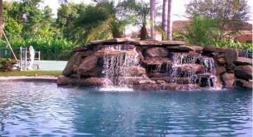 beautiful pools with waterfalls