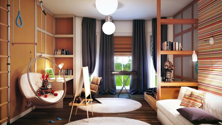 18 Catchy Bedroom Swings Ideas