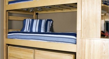 bunk bed for adults with storage space underneath