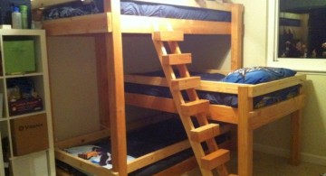 bunk bedroom ideas for three