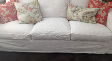classic high end slipcover in silk